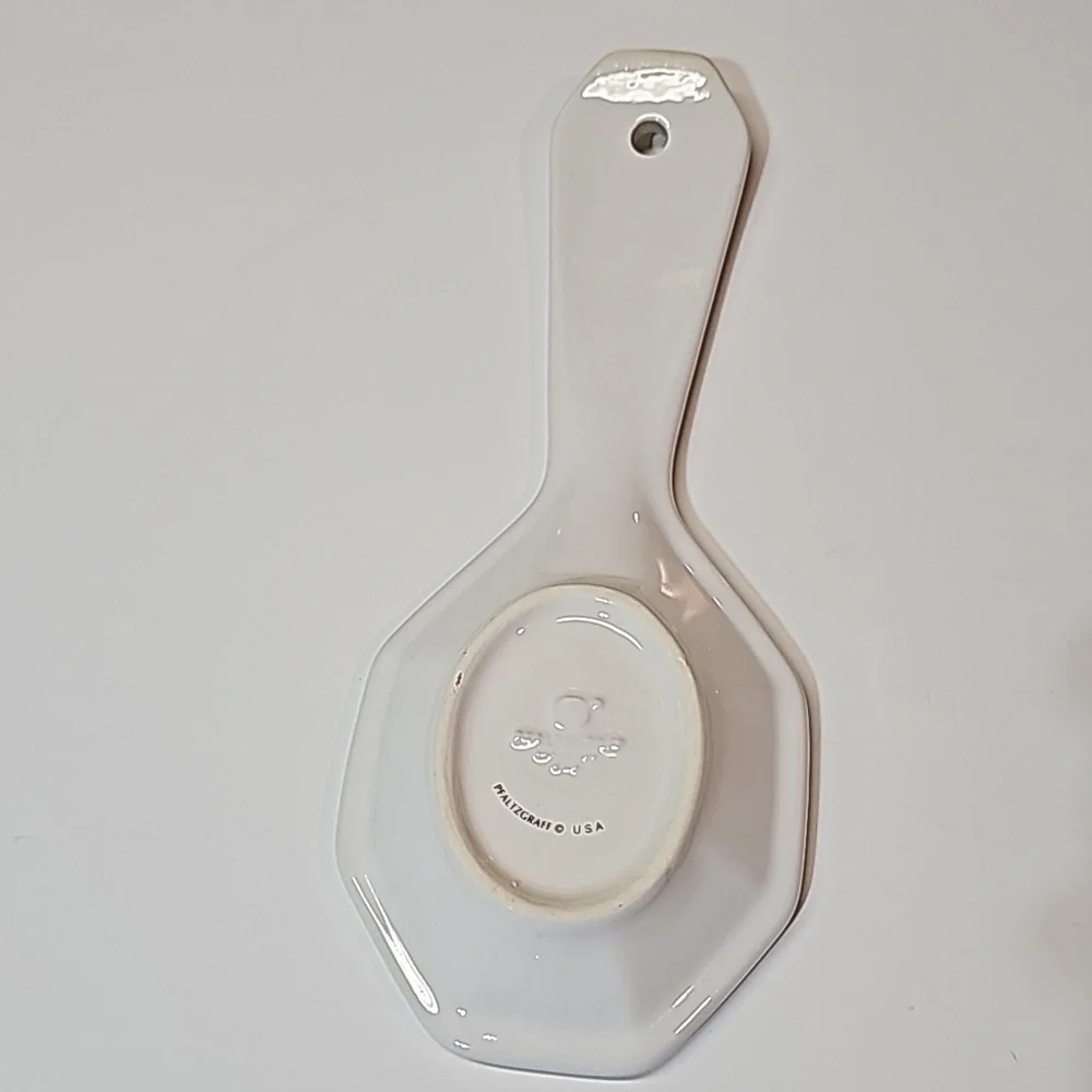 Pfaltzgraff Christmas Heritage Tree Plate + Spoon Rest